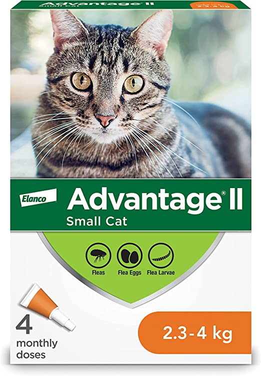 Advantage II Flea Treatment For Cats 2.3 To 4 Kg (Orange) - Image 3