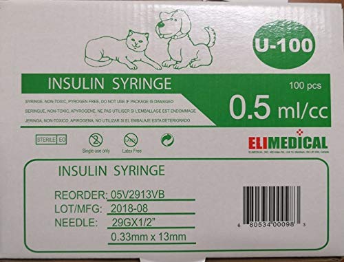 Elimedical Veterinary Syringe U-100 0.5 mL 29G x 1/2 Inch - Image 4